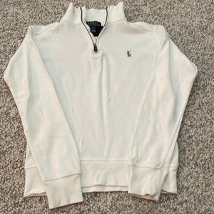 Thin sweater by Polo Ralph Lauren - cream colored - no stains